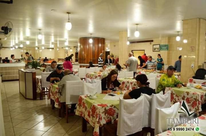 Hotel Novo Tamburi Santa Terezinha do Itaipu Bagian luar foto