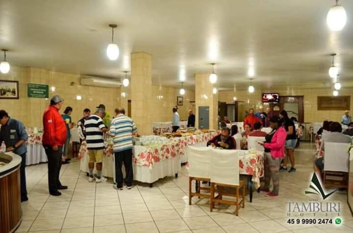 Hotel Novo Tamburi Santa Terezinha do Itaipu Bagian luar foto