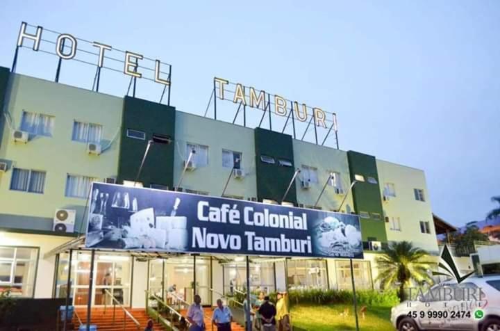 Hotel Novo Tamburi Santa Terezinha do Itaipu Bagian luar foto