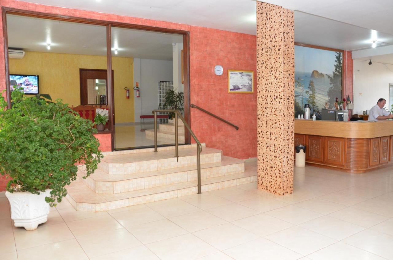 Hotel Novo Tamburi Santa Terezinha do Itaipu Bagian luar foto