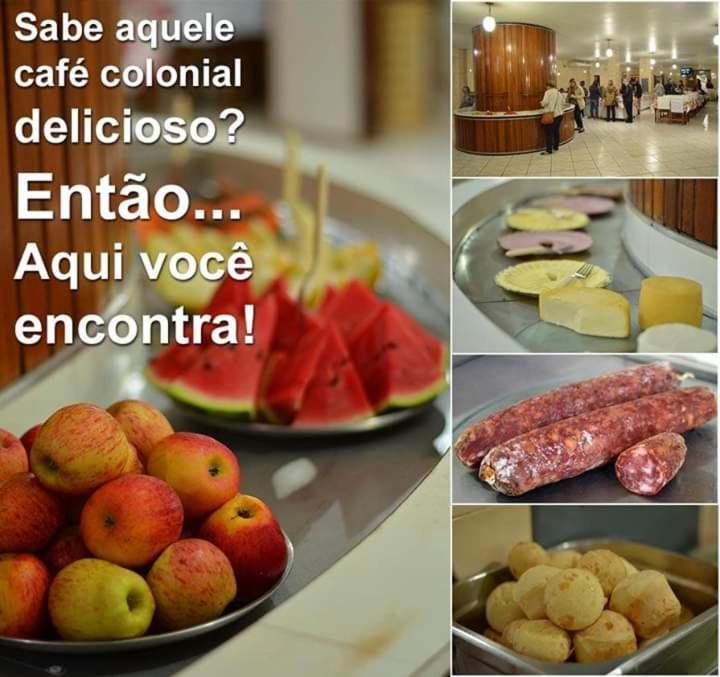 Hotel Novo Tamburi Santa Terezinha do Itaipu Bagian luar foto